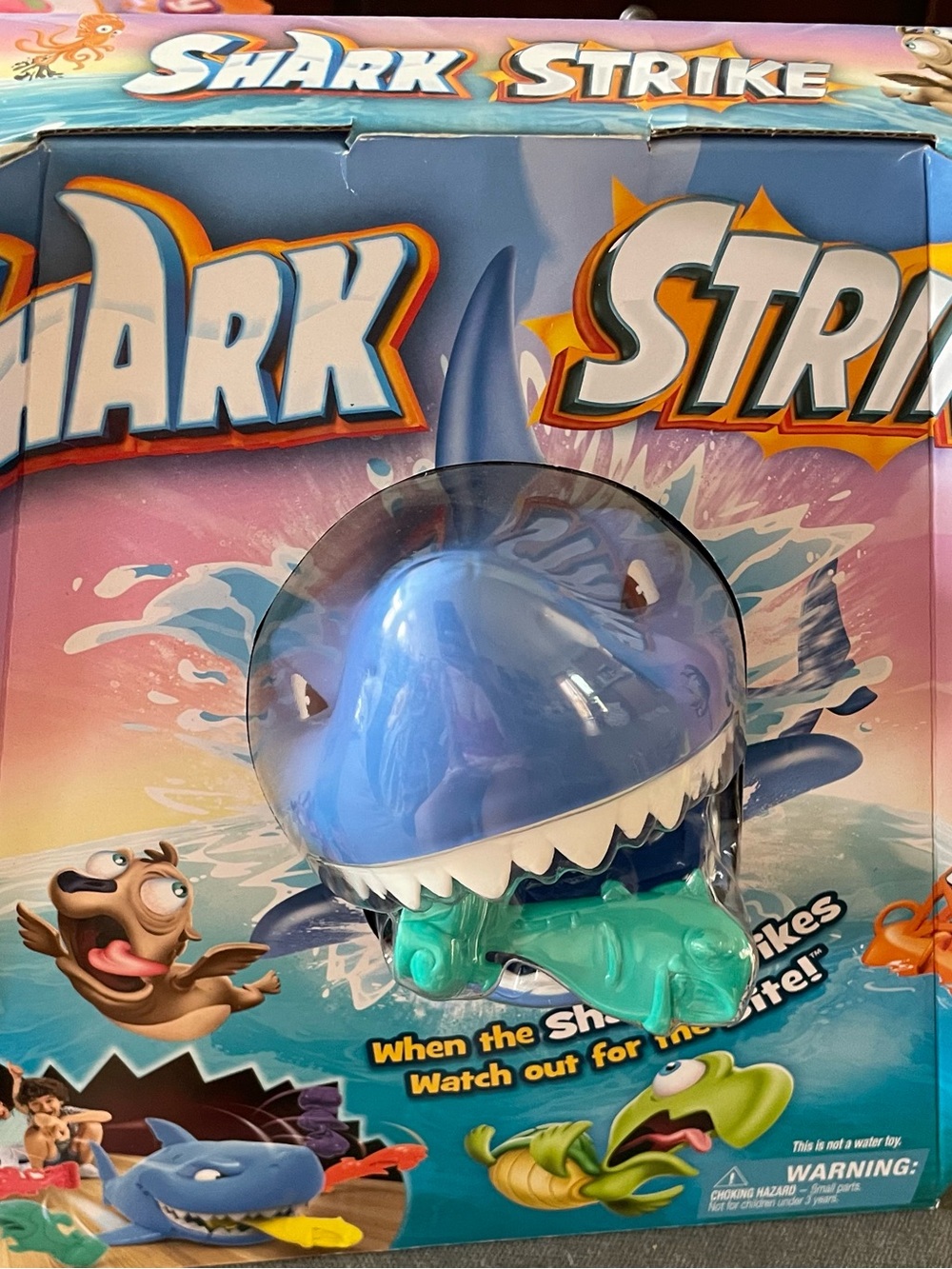 Shark Strike Kids Toy Game - Blue